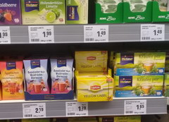 Food prices in Berlin, Germany, Various teas